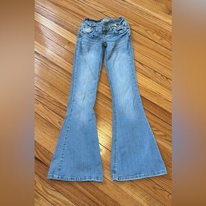H2Y Light Wash Flared Jeans Size 0